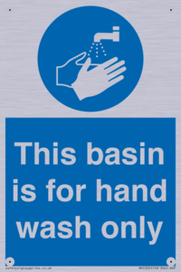 Basin for hand wash only